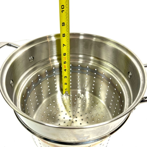 Heavy Duty Stainless Steel Pasta Vegetable Steamer/Colander - Picture 6 of 6